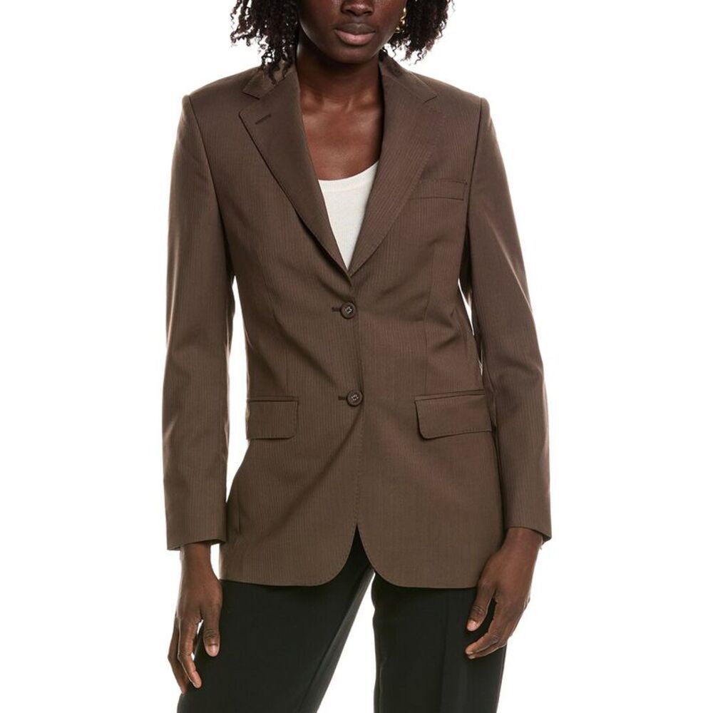 Officine Générale Womens Officine Generale Giovanni Wool Jacket, Brown